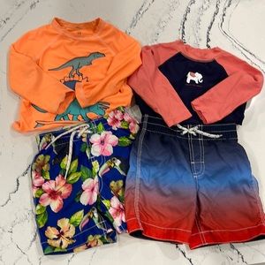 2T boys swim trunks